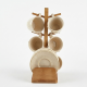 Coffee Cup and Saucer Set 6 Pcs With Wooden Stand